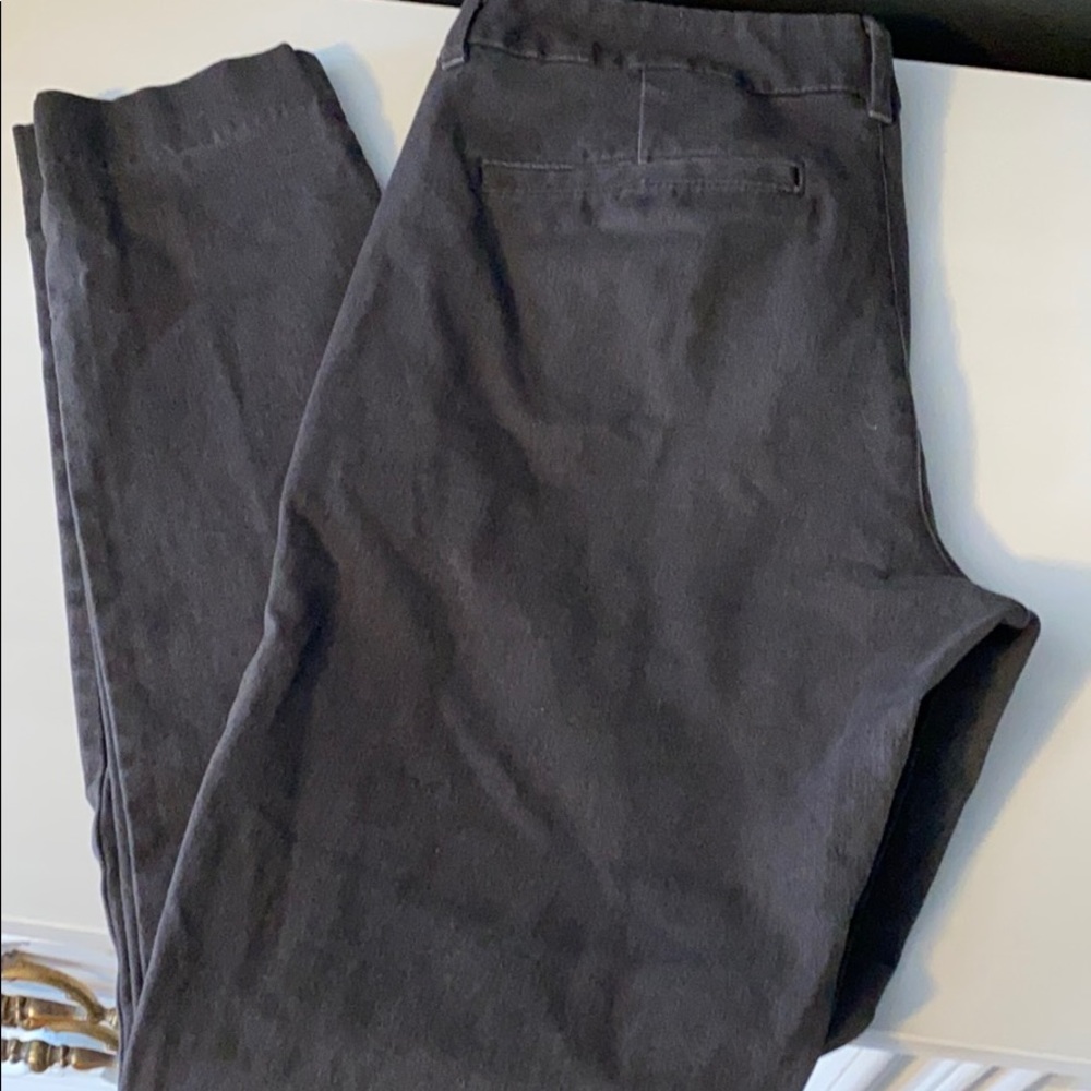 Grey chino style pants; size 10
